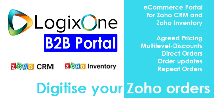 LogixOne Buyers (B2B) Portal for Zoho CRM icon — #21 highest rated app on Zoho Marketplace