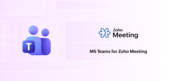 MS Teams for Zoho Meeting icon